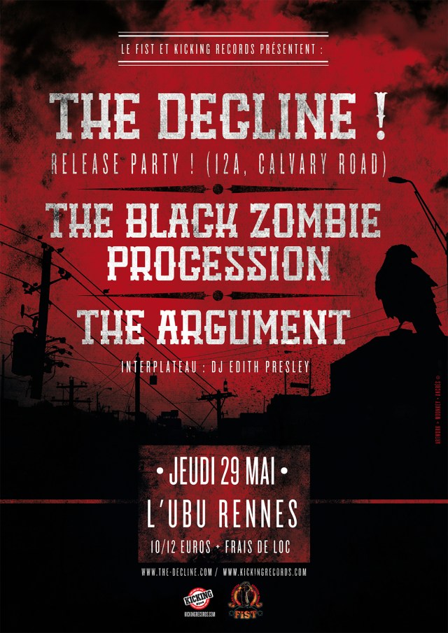 THE DECLINE! 12A CALVARY ROAD RELEASE PARTY !
